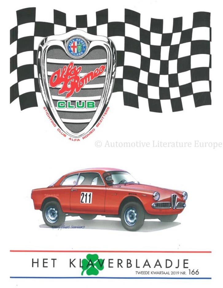 2019 ALFA ROMEO CLUB HET KLAVERBLAADJE 166 NEDERLANDS, Livres, Autos | Brochures & Magazines