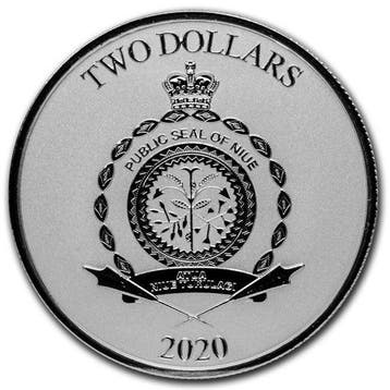 Niue. 2 Dollars 2020 1 oz $2 NZD Niue Silver Star Wars