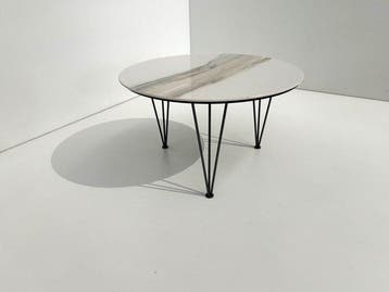 Maconi - Bijzettafel - Piramide - Gres / geverfde metalen, Antiek en Kunst