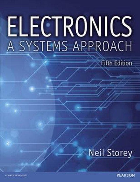 Electronics 9780273773276 NeilStorey, Livres, Langue | Anglais, Envoi