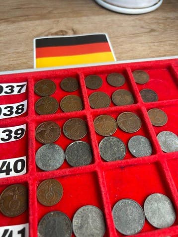 Duitsland. Set of 65 Coins (1937, 1938, 1939, 1940, 1941,