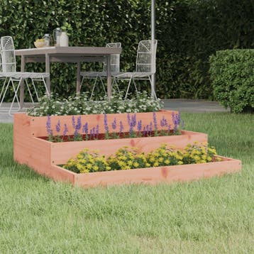 vidaXL Plantenbak 78x78x27 cm massief douglashout, Verzenden