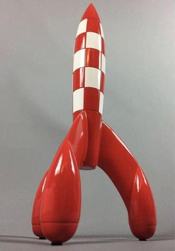 Tintin - 1 Figurine Moon Rocket 30 cm - Moulinsart - 2015