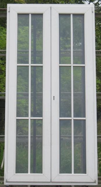 pvc terrasraam , chassis , venster 118 x 241  wit, Doe-het-zelf en Bouw, 75 tot 150 cm, Kunststof, Deurkozijn, Nieuw