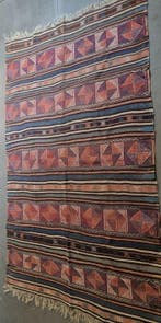 Tapijt - 245 cm - 145 cm - Kelim, Huis en Inrichting, Nieuw