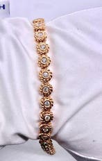 Bracelet de tennis - 18 carats Or rose - 1.80ct. tw. Diamant