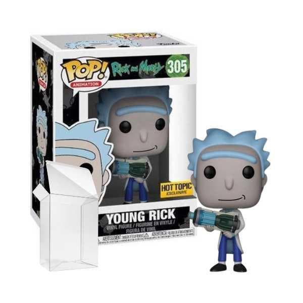 Funko Pop!  Rick and Morty - Young Rick #305 Hot Topic, Collections, Jouets miniatures, Envoi