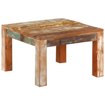 vidaXL Salontafel 55x55x35 cm massief gerecycled hout, Verzenden