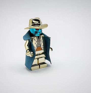 Lego Minifiguur - Star Wars - Star Wars - Chrome Gold Plated, Nieuw
