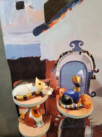 Goebel - Beeldje - Rosina Wachtmeister Katzenfigurenset (7)