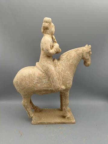 Oud Chinees, Tang-dynastie 618–907, beschilderd aardewerk