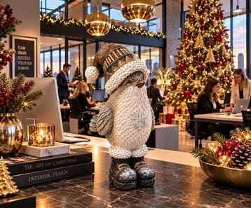 Kerstdecoratie - ***GROTE KERSTMUS***-XXL 43,5 CM -, Nieuw