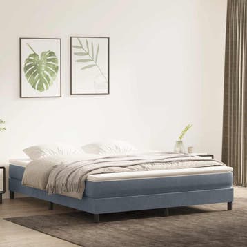 vidaXL Boxspringbed zonder matras 180x220 cm fluweel, Huis en Inrichting, Verzenden, Nieuw