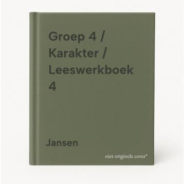 Groep 4 / Karakter / Leeswerkboek 4 9789402027037 Jansen, Boeken, Verzenden, Zo goed als nieuw, Jansen