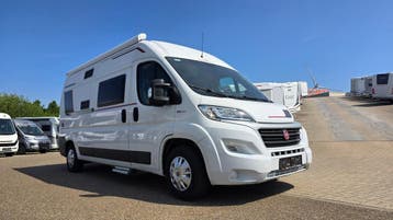 Roller Team Livingstone 2 met trekhaak en dwarsbed 75686, Caravans en Kamperen, Buscamper of Camperbus, Ringverwarming, Fiat, Tot en met 2