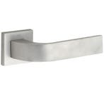 Deurklink op geveerd rozet Trinity mat nikkel ongelakt, Nieuw