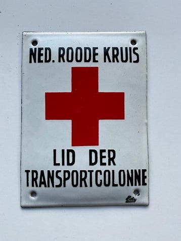 Edy Dieren - Reclamebord - gebold deurpostje Ned. Roode