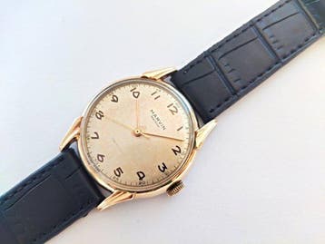 Marvin - Swiss art deco mens gold plated - Zonder, Handtassen en Accessoires, Horloges | Heren, Nieuw