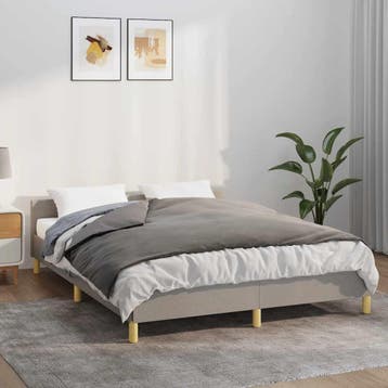 vidaXL Verzwaringsdeken met hoes 120x180 cm 9 kg stof grijs, Huis en Inrichting, Verzenden, Nieuw