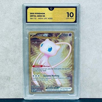Pokémon Graded card - Metal Mew 205 - Pokémon - GG 10, Nieuw