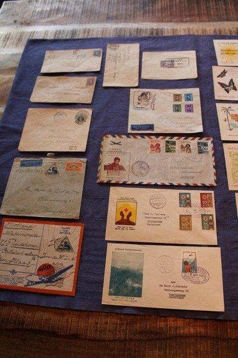 Overzeese Rijksdelen 1895/1966 - Enveloppen en FDC van, Timbres & Monnaies, Timbres | Pays-Bas