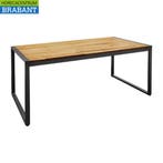 Table industrielle rectangulaire Bolero en acier et bois, Verzenden