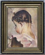 Arthur Kampf (1864–1950) - Portrait d’enfant de profil