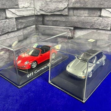 Minichamps 1:43 - Modelauto - Lotto 2 Modellini 1:43 Porsche, Nieuw