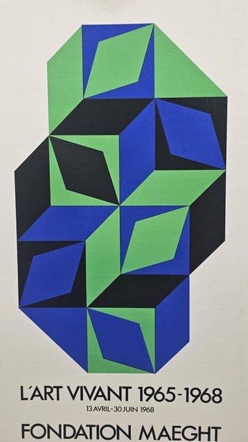 Victor Vasarely (1906-1997) - Lart vivant 1965/1968 -