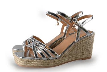 Mexx Sleehakken in maat 41 Zilver, Kleding | Dames, Mexx, Overige kleuren, Verzenden, Zo goed als nieuw