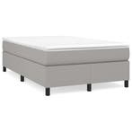 Bedframe 120x200 lichtgrijs | OP = OP | Snel weg is weg, Huis en Inrichting, Verzenden, Zo goed als nieuw, Twijfelaar, 120 cm