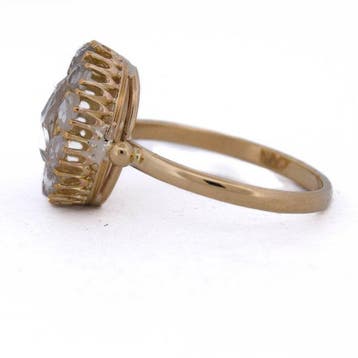 Sans prix de réserve - Bague de cocktail - 18 carats Or, Bijoux, Sacs & Beauté