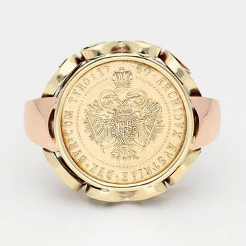 Bague - 14 carats Or jaune, Bijoux, Sacs & Beauté, Bagues