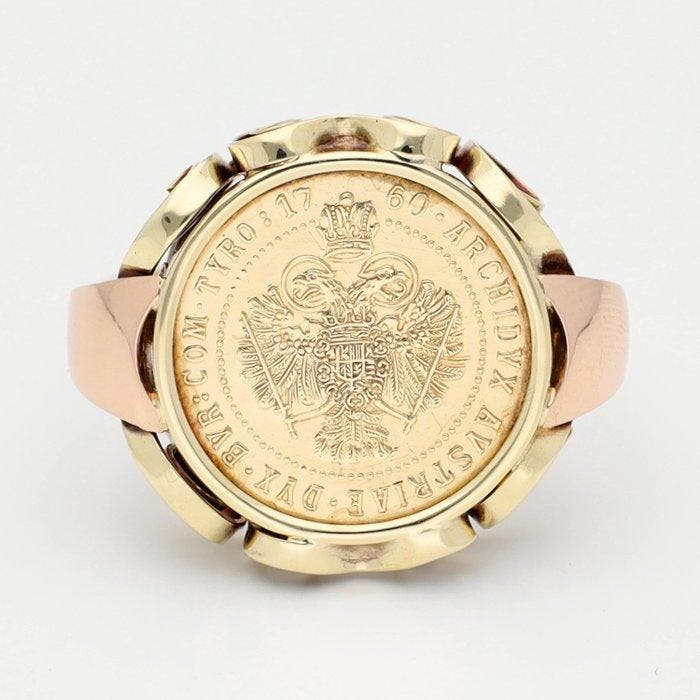 Bague - 14 carats Or jaune, Bijoux, Sacs & Beauté, Bagues