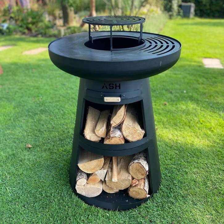 ASH - Horizon - Plancha Barbecue - Zwart, Tuin en Terras, Houtskoolbarbecues, Nieuw, Verzenden