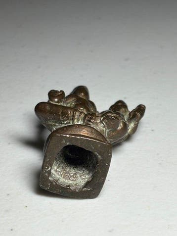 sculptuur, 18th–19th Century South Indian Bronze Group of