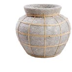 Bazar Bizar De Belly Vaas - Beton Grijs Naturel - M -, Maison & Meubles, Verzenden