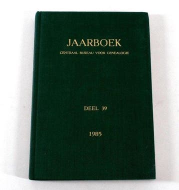 39 Jaarboek centraal bureau voor genealogie, Verzenden, Nieuw