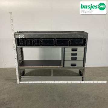 Aluca bedrijfswageninrichting 1525x420x1150mm (3104), Verzenden