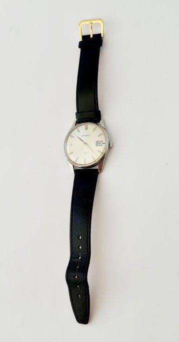 Seiko - Seiko 6602-1990 Manual Wind 17 Jewels Date Watch -
