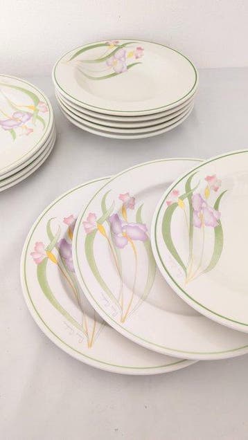 Pierre Cardin - Eetservies voor 6 (12) - Porselein - Iris