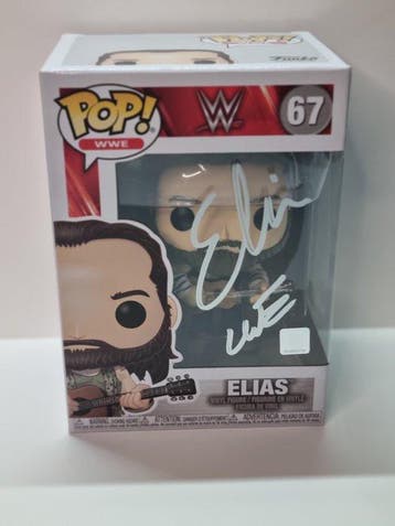 Funko - Funko Pop WWW SIGNED: #67 Elias /w JSA COA