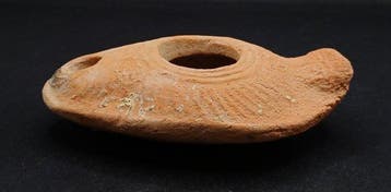 Oud-Romeins Terracotta Late Olielamp - 95 mm (Zonder
