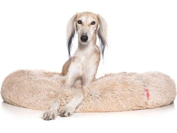 Veiling - Snoozle Donut Hondenmand - 100cm - XXL - Creme Bru, Nieuw