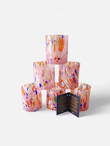 MurArt - MurArt - Drinkset (6) - Glas - Murrine