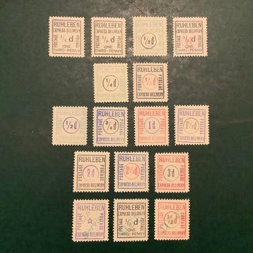 Empire allemand 1914/1918 - Ruhleben : camps de, Gestempeld