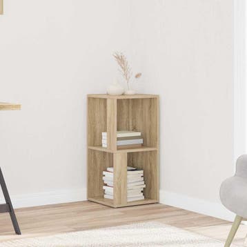vidaXL Hoekkasten 33 x 33 x 67 cm Engineered wood Sonoma, Verzenden