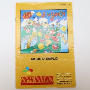 Nintendo - Snes - Pierre Le Chef Is Out To Lunch - CIB -, Nieuw