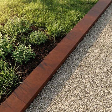 vidaXL Afdekprofiel voor tuinranden 2 st 100 x 15 x 5 cm, Verzenden, Nieuw