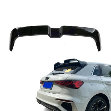 Carnamics Achterspoiler | Audi A3 Sportback 20- 5-d |  zwart, Verzenden